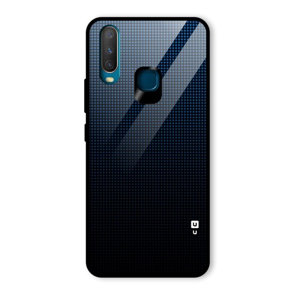 Blue Dots Shades Glass Back Case for Vivo Y12