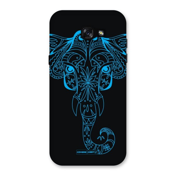 Blue Elephant Ethnic Back Case for Galaxy A7 (2017)