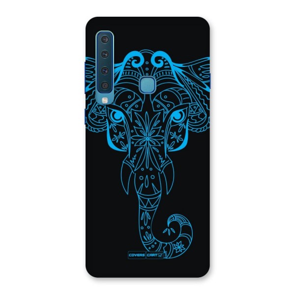 Blue Elephant Ethnic Back Case for Galaxy A9 (2018)