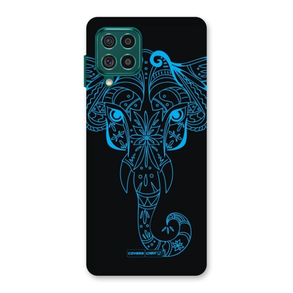 Blue Elephant Ethnic Back Case for Galaxy F62