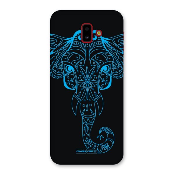 Blue Elephant Ethnic Back Case for Galaxy J6 Plus