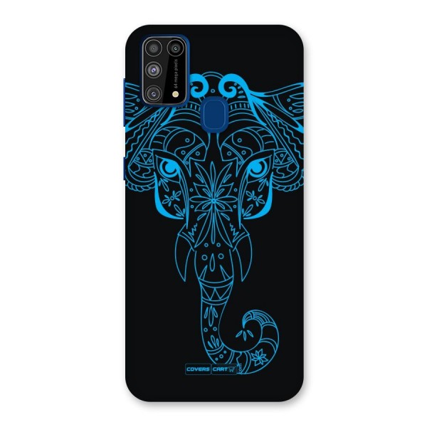 Blue Elephant Ethnic Back Case for Galaxy M31