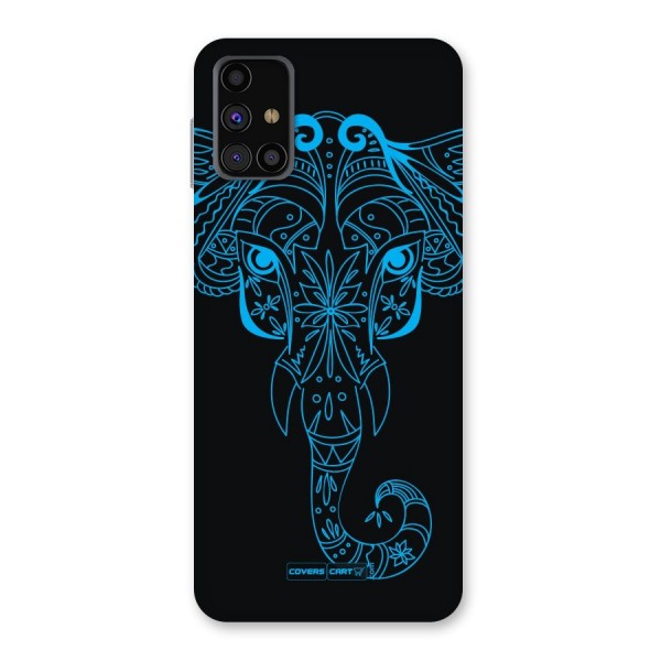 Blue Elephant Ethnic Back Case for Galaxy M31s