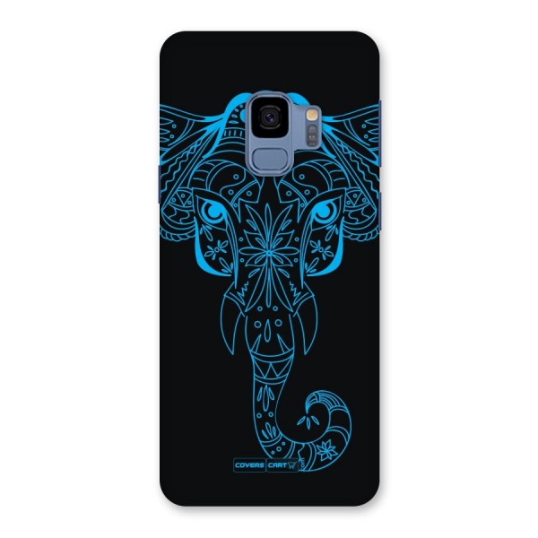 Blue Elephant Ethnic Back Case for Galaxy S9