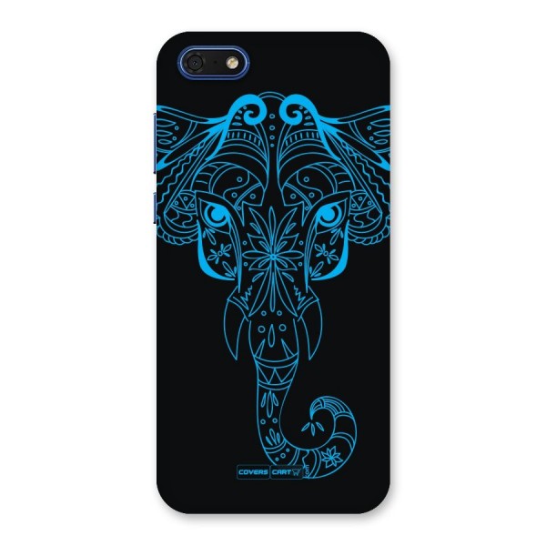 Blue Elephant Ethnic Back Case for Honor 7s