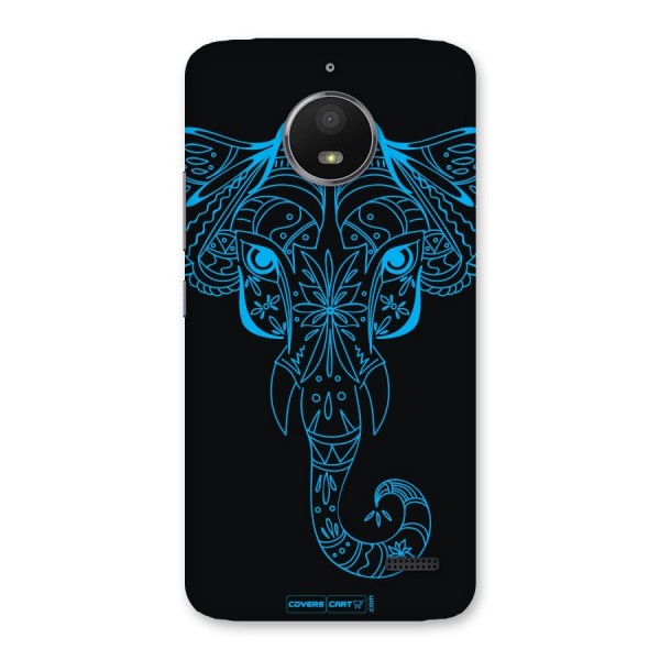 Blue Elephant Ethnic Back Case for Moto E4