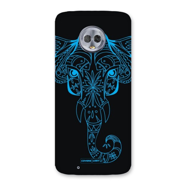 Blue Elephant Ethnic Back Case for Moto G6