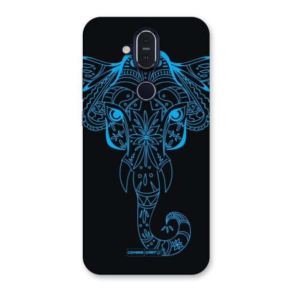 Blue Elephant Ethnic Back Case for Nokia 8.1