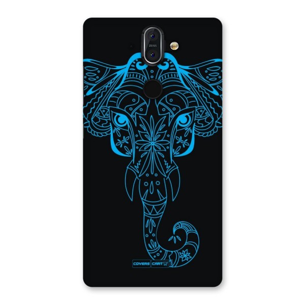 Blue Elephant Ethnic Back Case for Nokia 8 Sirocco