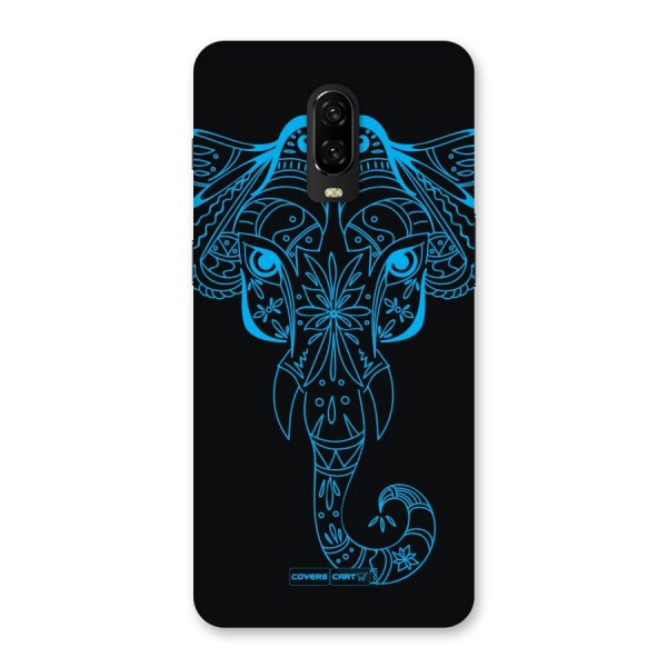 Blue Elephant Ethnic Back Case for OnePlus 6T