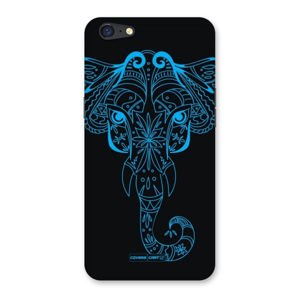 Blue Elephant Ethnic Back Case for Oppo A71