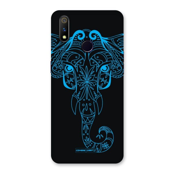 Blue Elephant Ethnic Back Case for Realme 3 Pro