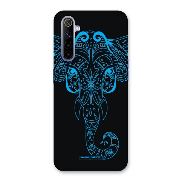 Blue Elephant Ethnic Back Case for Realme 6