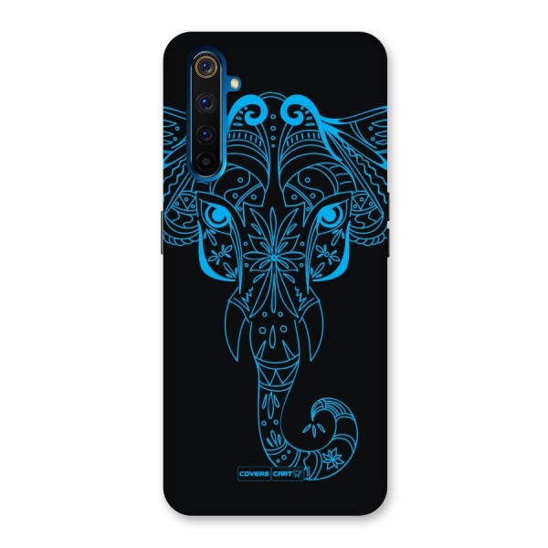 Blue Elephant Ethnic Back Case for Realme 6 Pro