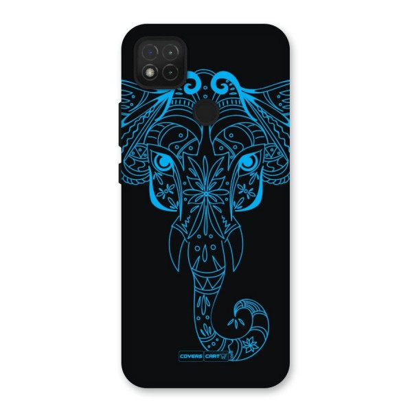 Blue Elephant Ethnic Back Case for Redmi 9C