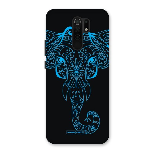 Blue Elephant Ethnic Back Case for Redmi 9 Prime