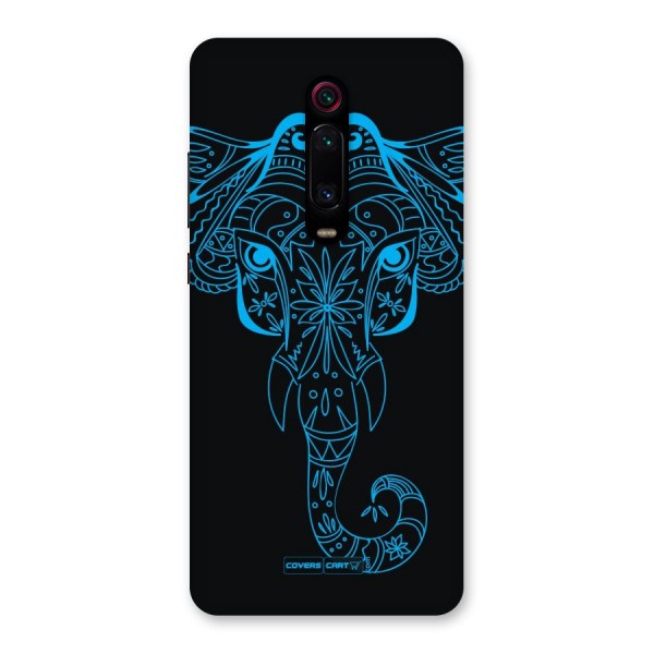 Blue Elephant Ethnic Back Case for Redmi K20 Pro