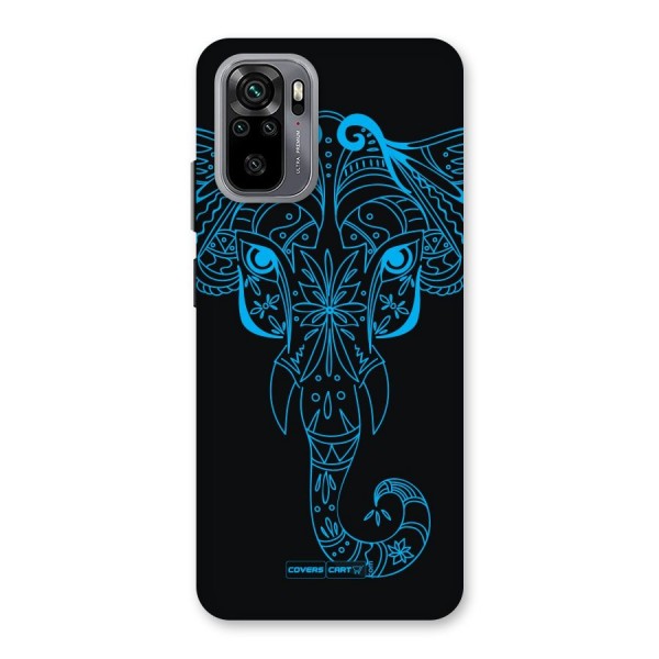 Blue Elephant Ethnic Back Case for Redmi Note 10