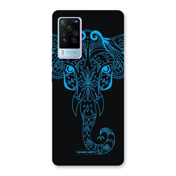 Blue Elephant Ethnic Back Case for Vivo X60 Pro