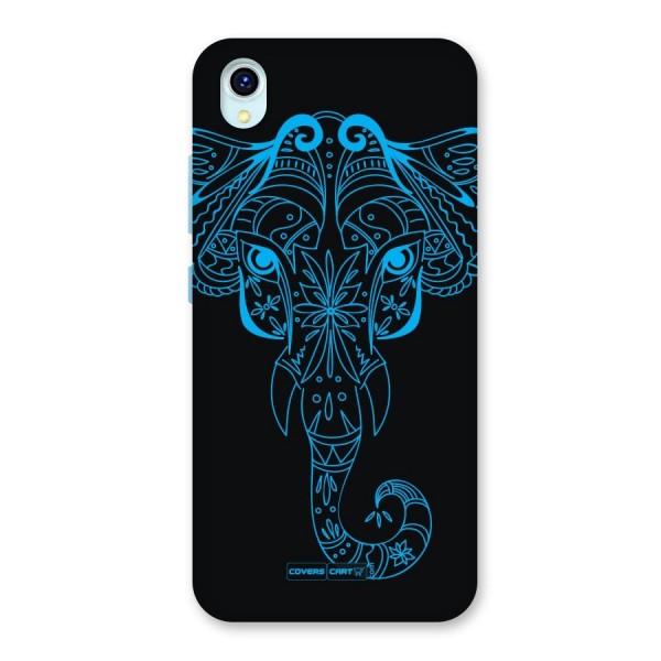 Blue Elephant Ethnic Back Case for Vivo Y1s