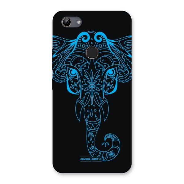 Blue Elephant Ethnic Back Case for Vivo Y81