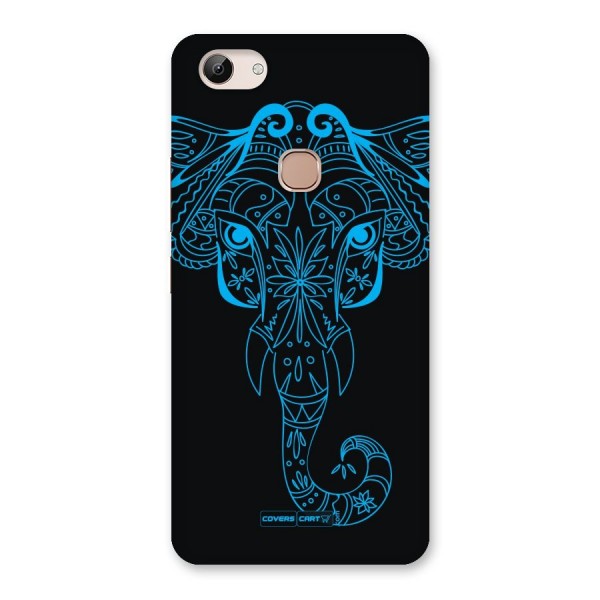 Blue Elephant Ethnic Back Case for Vivo Y83