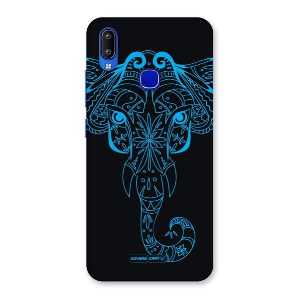 Blue Elephant Ethnic Back Case for Vivo Y91