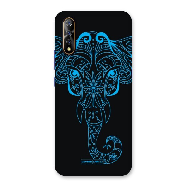 Blue Elephant Ethnic Back Case for Vivo Z1x