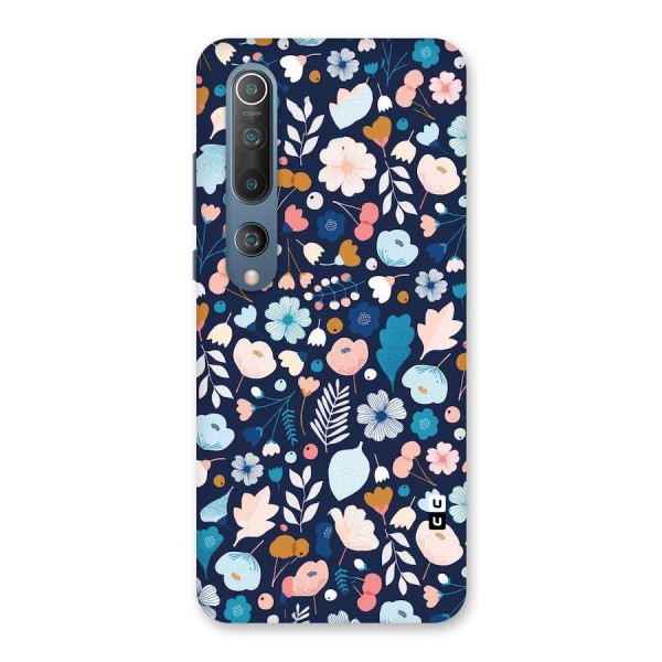 Blue Floral Back Case for Mi 10