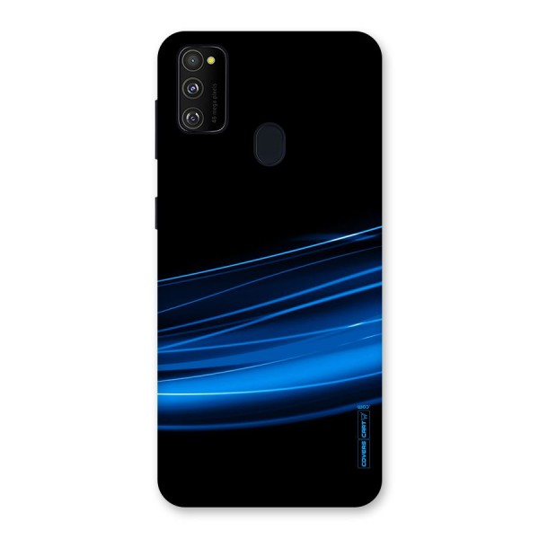 Blue Flow Back Case for Galaxy M21