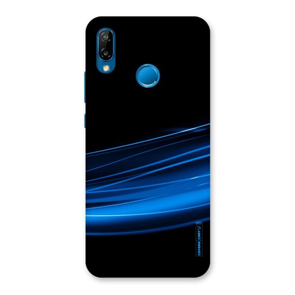 Blue Flow Back Case for Huawei P20 Lite