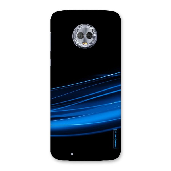 Blue Flow Back Case for Moto G6