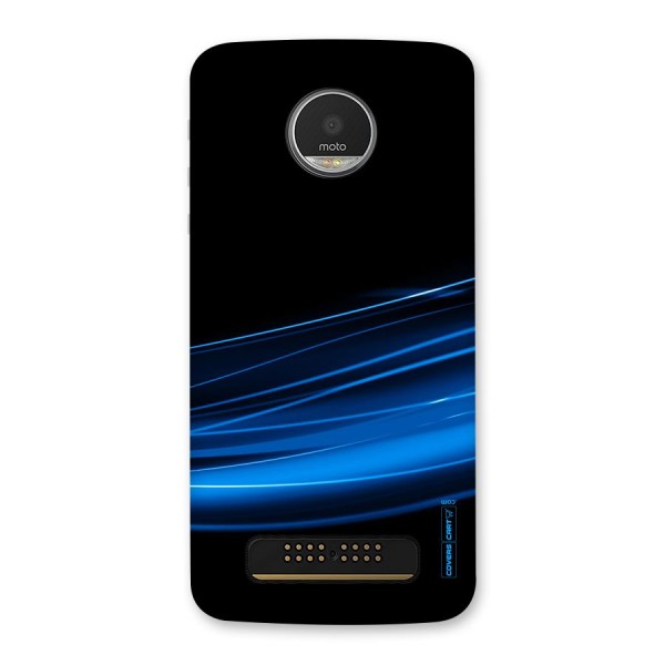 Blue Flow Back Case for Moto Z Play