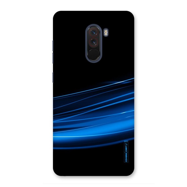 Blue Flow Back Case for Poco F1