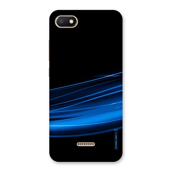 Blue Flow Back Case for Redmi 6A