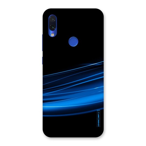 Blue Flow Back Case for Redmi Note 7