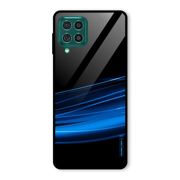 Blue Flow Glass Back Case for Galaxy F62