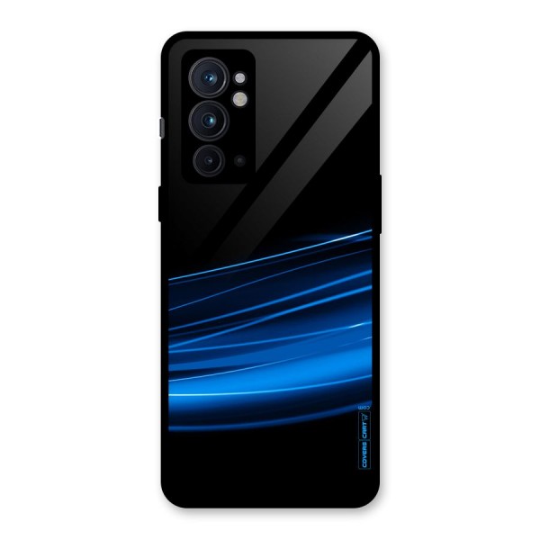 Blue Flow Glass Back Case for OnePlus 9RT 5G