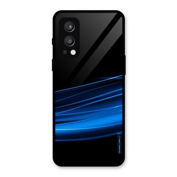 Blue Flow Glass Back Case for OnePlus Nord 2 5G
