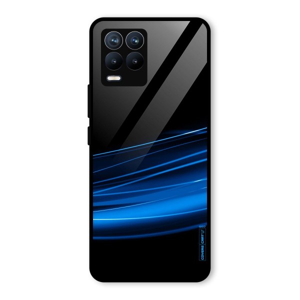 Blue Flow Glass Back Case for Realme 8