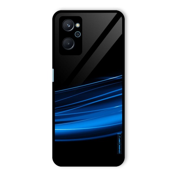 Blue Flow Glass Back Case for Realme 9i