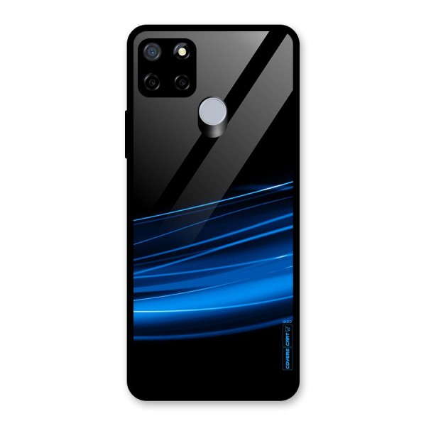 Blue Flow Glass Back Case for Realme C15