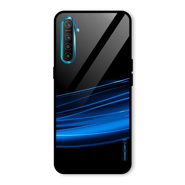 Blue Flow Glass Back Case for Realme XT