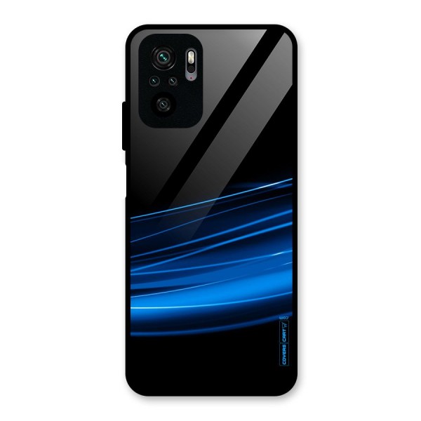 Blue Flow Glass Back Case for Redmi Note 10