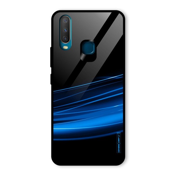 Blue Flow Glass Back Case for Vivo Y12