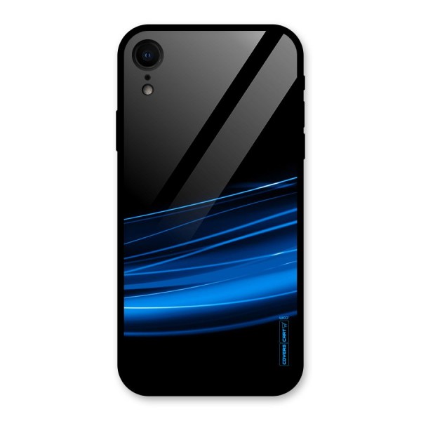 Blue Flow Glass Back Case for XR