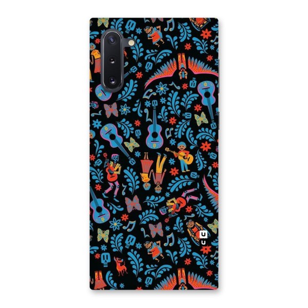 Blue Guitar Pattern Back Case for Galaxy Note 10