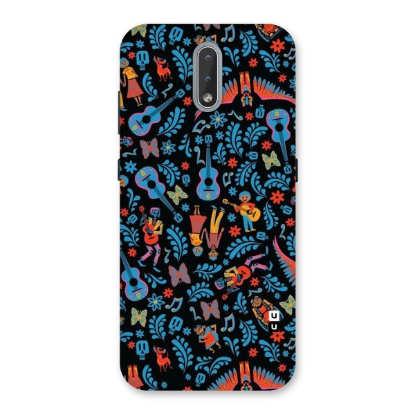 Blue Guitar Pattern Back Case for Nokia 2.3