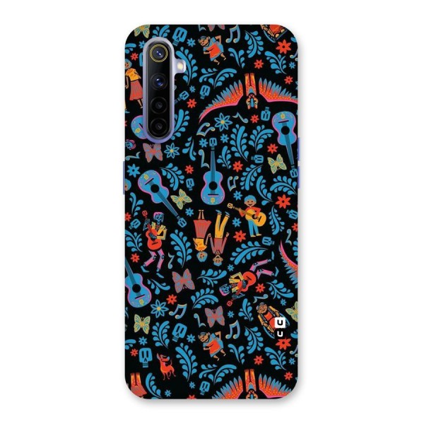 Blue Guitar Pattern Back Case for Realme 6i