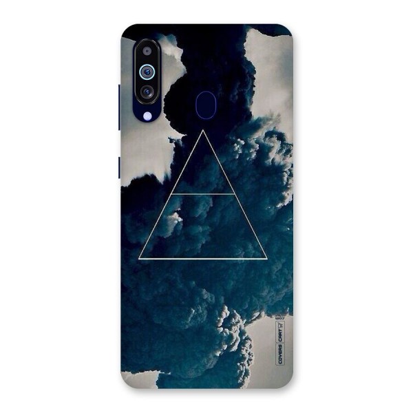 Blue Hue Smoke Back Case for Galaxy A60